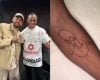 Empresário transforma assinatura de Neymar em tatuagem permanente no braço