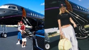 Virginia Fonseca e Z&eacute; Felipe aparecem no mesmo avi&atilde;o ap&oacute;s an&uacute;ncio de t&eacute;rmino com Vini Jr.