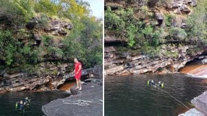 Jovens morrem após queda de aproximadamente 85 metros em cachoeira no Vale do Aço
