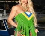 Modelo Nicole Fagundes, ex-bailarina do Faust&atilde;o, &eacute; apontada como poss&iacute;vel envolvimento amoroso de Belo durante crise com Rayane Figliuzzi