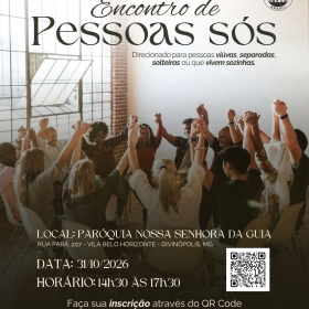 Paróquia de Divinópolis promove encontro de pessoas sós