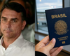 Senador Flávio Bolsonaro durante manifestação pública