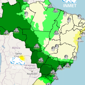 Previs&atilde;o do tempo em Divin&oacute;polis aponta calor e chuva isolada neste domingo